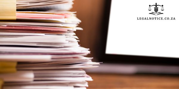 Government Gazette Legal notices